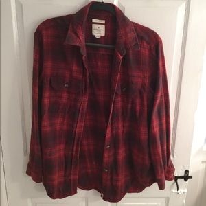 Red flannel shirt!